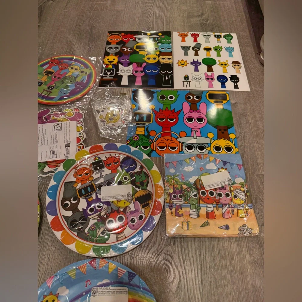 Sprunki birthday party supplies - Picture 6 of 10